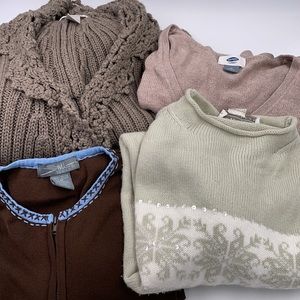 Sweater bundle, 4 sweaters